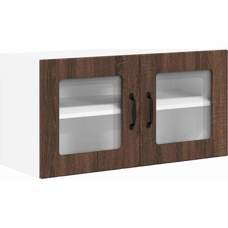 Meubles de Rangement,Armoire de cuisine Chêne brun 80 x 31 x 40 cm Bois d'ingénierie CFW923582 (1/5)