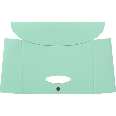 Tabouret pliant, chaise pliante portable épaisse pour la maison, mini tabouret, tabouret pliant ultraléger, tabouret bas en plastique, vert (1/5)