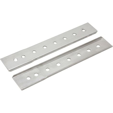 MAKA Prolunghe per Collari Pesanti in Acciaio Inox 304, Coppia di Estensioni per Staffe di Sostegno Canna Fumaria (1/5)