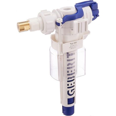 Robinet de toilette Geberit, blanc/bleu (1/4)
