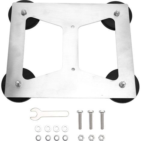 Support de toit magnétique Satellite, Fixation sécurisée, base en acier inoxydable anti-rayures pour voiture camping-car SUV RV. (1/5)