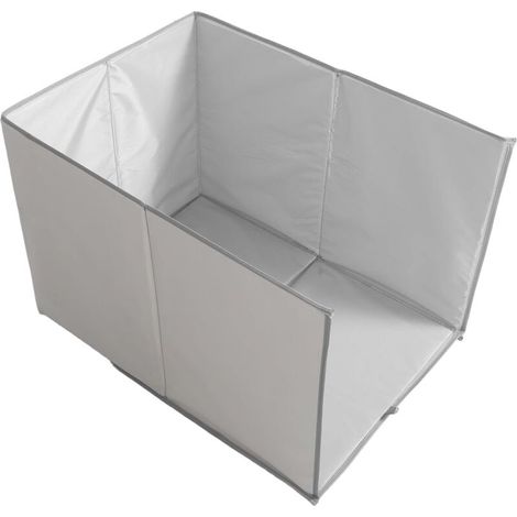 Barrière pour Bac à Litière Pliable et Étanche 62X43 CM - Écran de Bac à (1/5)