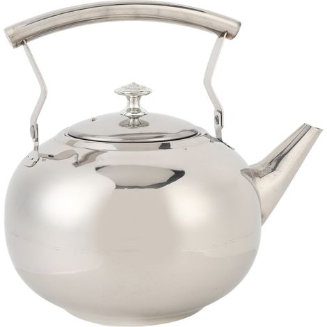 Bouilloire multifonction en acier inoxydable avec sifflet et filtre, 2 L, idéale pour la maison et le camping. (1/5)