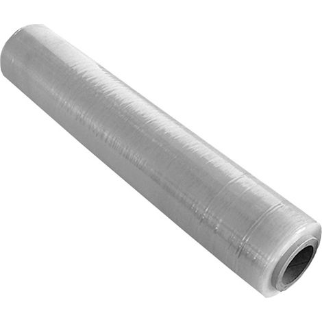 Film estensibile in rotoli bobine H 50 cm 2,4 Kg manuale pellicola imballaggio - Pezzi: 1 - Colore: Trasparente