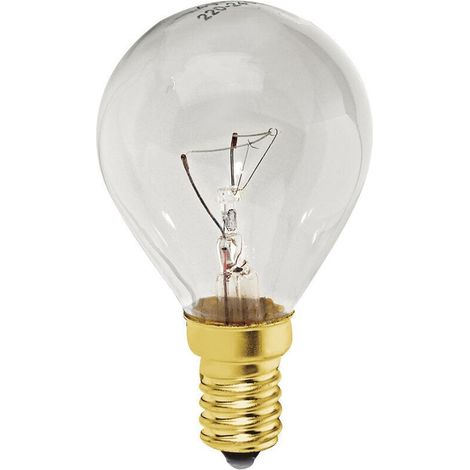 AMPOULE DE FOUR, 40W, RÉSISTANT JUS. 300°, E14, FORME GOUTTE, TRANSP. - AMPOULE DE FOUR, 40W, RÉSISTANT JUS. 300°, E14, FORME GOUTTE, TRANSP. (1/5)