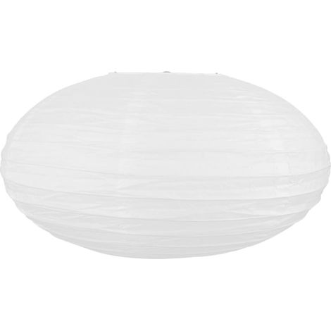 Oval Paper Lantern 15.75 x 15.75 x 8.66 in Hanging Lampshade Decorative Lantern Lamp for Carnival Party Decoration New Year Stage Photos (1/5)