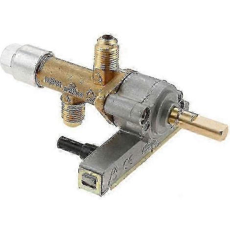 Allumeur piézo à poussoir pour vannes de gaz de cuisinières et chauffages, avec contrôle de sécurité (1/5)