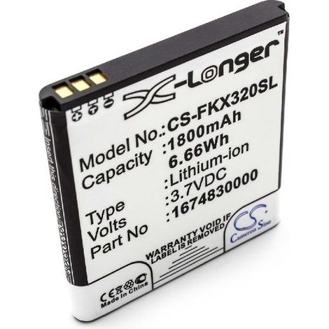 vhbw batteria sostituisce Falk 1674830000 per navigatore GPS (1800mAh, 3,7V, Li-Ion)