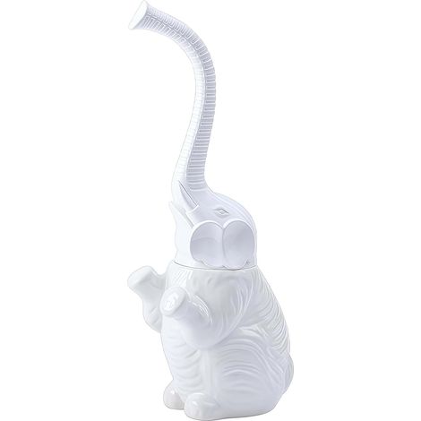 Toilettenbürste, Elefanten-Toilettenbürste, Badezimmer-Toilettenbürste mit weichen Borsten, abnehmbare Elefantenform mit langem Griff (1/5)