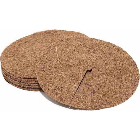 Mulch Mats - Pack of 20 - Fibre/Latex - L40 x W40 cm