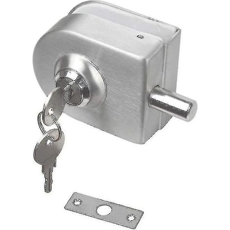 Serrure de porte en verre en acier inoxydable-Online Store