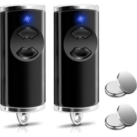Lot de 2 ouvre-porte de garage 868,3 MHz pour émetteur manuel Hormann BS HSE-4-868-BS, HSE2-868-BS, HS4-868-BS, HS1-868-BS, HSS4-868-BS, HSP4-868-BS, 2 canaux (1/4)