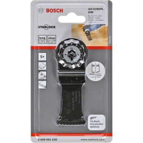 BIM Tauchsägeblatt AIZ 32 BSPB, Hard Wood, 50 x 32 mm, 5er-Pack