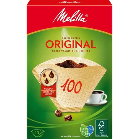 Melitta Kaffeefilter 100 Paket mit 40 Filtern