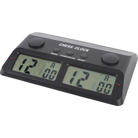 Horloge d'échecs 3 en 1, minuteur numérique avec compte à rebours et fonction d'ajout de secondes pour les échecs chinois et le Weiqi. (1/5)