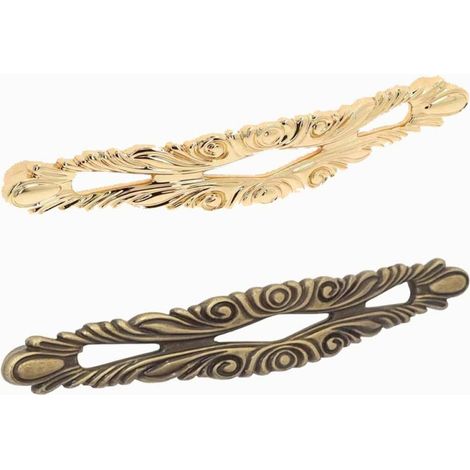 Maniglia per mobili stile classico serie 87 Giusti - 128 Oro placcato