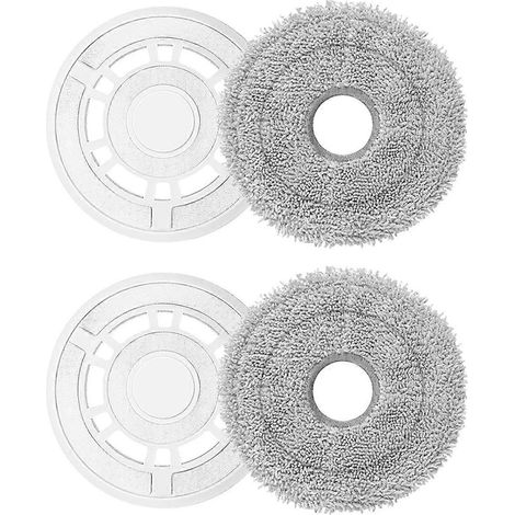 Lingettes de nettoyage avec support pour aspirateurs robots T30 Pro Omni/T30 Omni/T30S/T30S Combo - Pièces de rechange (1/5)