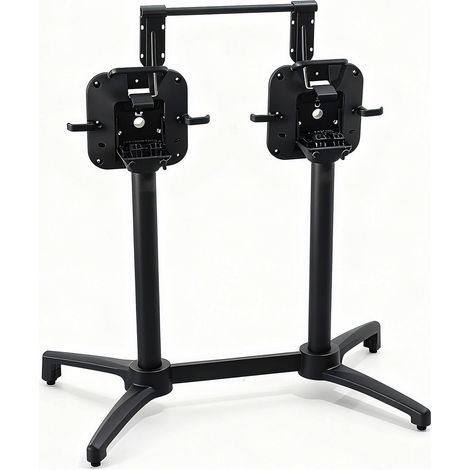 Pied de table double aluminim 72 cm noir