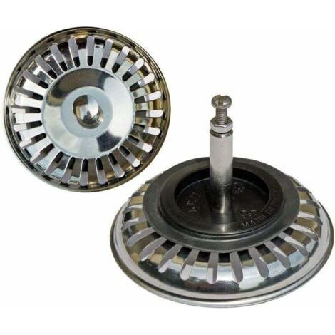 Universalkorb 7,6 cm (Ø 80 mm) (Ø 80 mm), für exzentrische Spülbecken / Edelstahl (1/3)