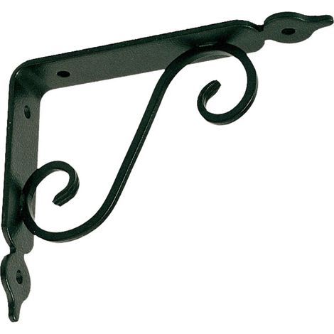 10PZ REGGIMENSOLA FERRO BATTUTO 300X250 MM NERO SATINATO