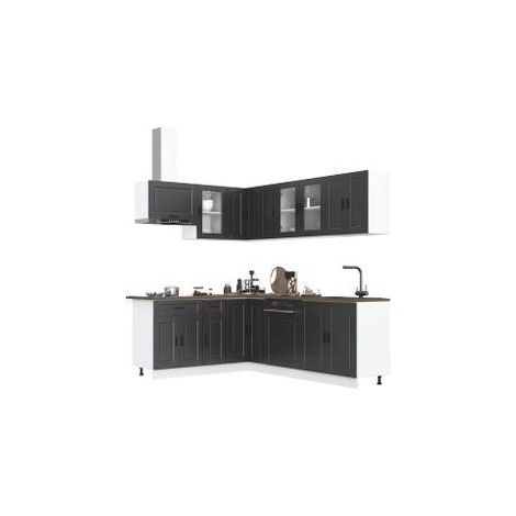 Ensemble d'armoires de cuisine 11 pcs Porto bois d'ingénierie (1/5)