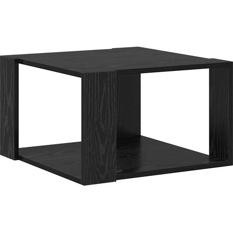 Maison Exclusive - Couchtisch Schwarz Eichen-Optik 51,5 x 51,5 x