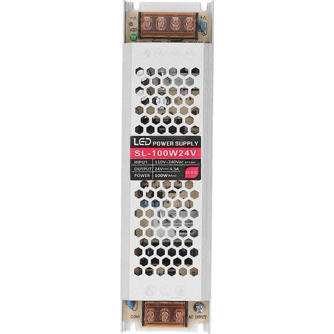 Schaltnetzteil für ultradünne LEDs, Transformator für industrielle Anwendungen, 24 V, 100 W, 4,3 A