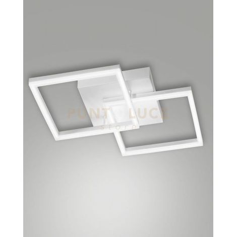 BARD APPLIQUE BIANCA 2 LUCI A LED 3000K - 39W - 3880 lm DIMMERABILE C/ACC.