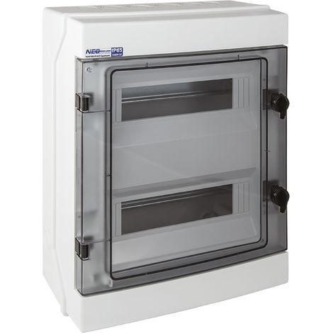 Aufputz-, hermetisch abgedichteter Modulverteiler 2 x 12-modul IP65 RH 36,24 (1/5)