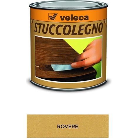 Stucco in Pasta per Legno Veleca colore Rovere 250 gr