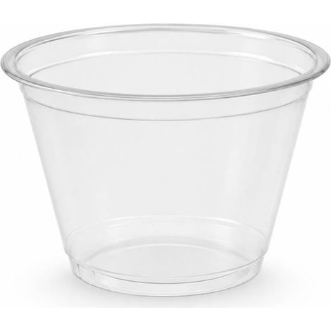 800 Pots à Desserts PET Transparent 27 cl D. 95 x Ht. 72.6 mm Réutilisables - Tiramisu, Desserts - D-Work (1/3)