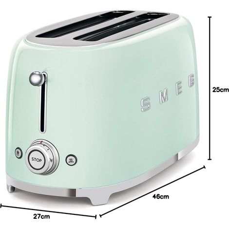 Tostadora Smeg TSF01NBEU 50's Style 2 Ranuras 950W Midnight Blue