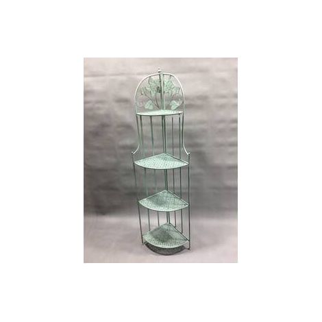 2 x C ANGOLIERA 4 RIPIANI 49X33X156CM VERDE SAL EPOQUE