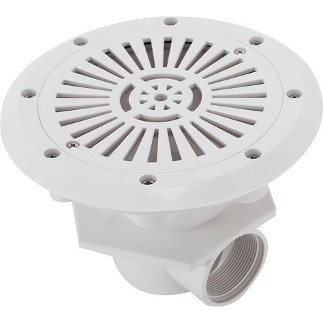 Desagüe principal de alta durabilidad, resistente y lavable para piscinas de película plástica con aguas termales. (1/5)