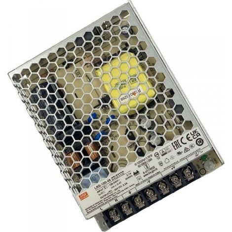 MW MEAN WELL LRS-100-48 Alimentatore Trasformatore 100W 48V 2,3A IP20 Input 220V e 110V