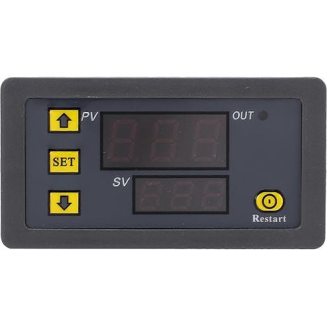 Zeitrelais mit großem Display, OP CL LOP-Parameter, unabhängiger Speicher, normalerweise offen, Zeitrelaismodul DC12