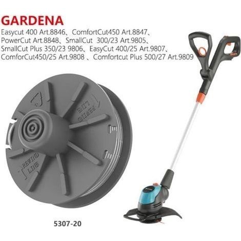 Bobine de fil de coupe Pour Gardena 5307-20,Adapté pour coupe-bordures GARDENA EasyCut 400, ComfortCut 450 et PowerCut 500 (1/4)