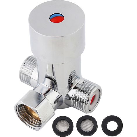 G1/2 Hot Cold Water Mixing Valve Mixer Temperature Control for Automatic Faucet