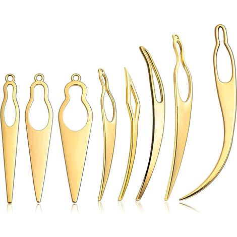 pezzi di strumento per estensioni di dreadlock, ago di bloccaggio per accessori di serraggio dei capelli (1/4)