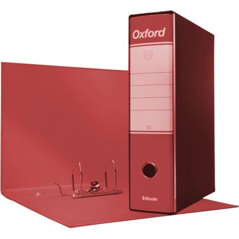 Esselte Registratore Oxford Commerciale Dorso 8 cm Rosso