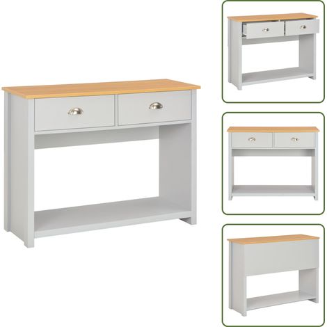 Konsolentisch Grau 97x35x76 cm - Konsolentisch - Wohnzimmermöbel - Sideboard - Grau - Holzmöbel (1/5)