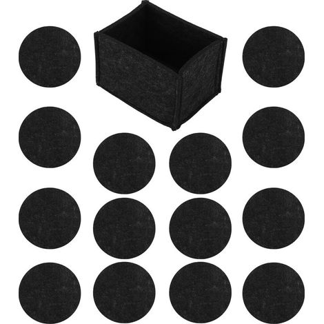 14 dicke, saugfähige Filztischsets, Untersetzer für Küche und Tisch, mit Aufbewahrungsbecherhalter (1/5)