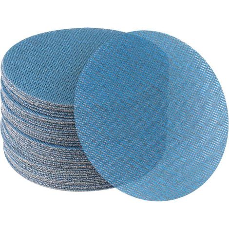 40 Pièces Disques Abrasifs 125mm Grain 80-600 Papier à Poncer en Filet Céramique, Fixation Autoagrippante Disque à Poncer Papier de Verre pour Ponceuse Orbitale, Ponçage Sans Poussière Bois Métal Mur (1/5)