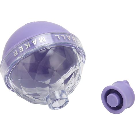 Moule à Boules de Glace avec Fond Souple - Forme Ronde et Mignonne pour Vin, Café, Thé aux Fruits - Violet (1/5)