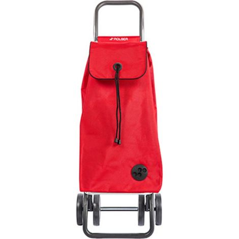 Zusammenklappbarer Einkaufswagen imax logic 2+2 4r mf rot imx305 rolser