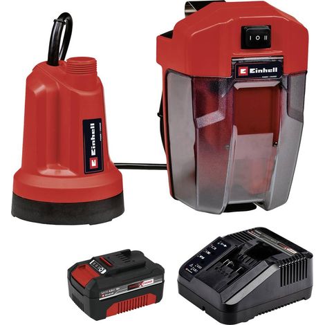 Einhell Power X-Change GE-SP 18 LL Li (1x4,0Ah) Pompa ad immersione acque chiare 4500 l/h 8 m