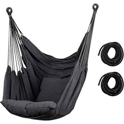 Premium Outdoor-Hängematte – Leichte Hängematte für Strand, Garten und Balkon – Ideal als Campingzubehör und Hängematte für Urlaub, Nickerchen und Freizeit (Kissen nicht im Lieferumfang enthalten) (1/5)