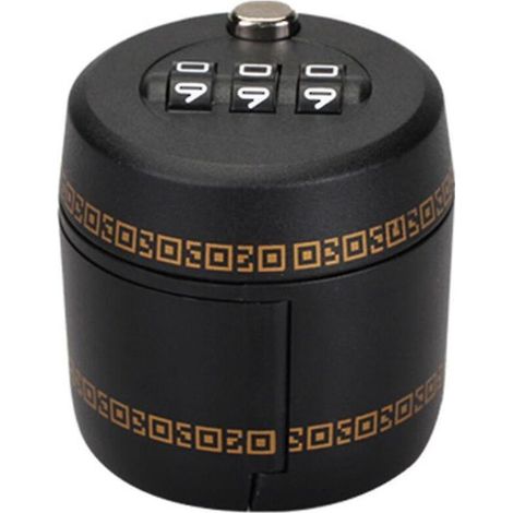 Candado de combinación para botellas de vino y licores, tapón superior/cerradura para botellas de vino