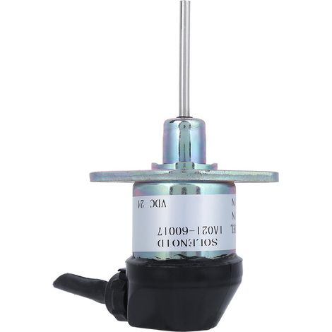 Electrovanne D'Arrêt Moteur - Boîtier Acier - 24 V - Pour Excavatrice - Référence 1A021-60017 - Lot de 1 (1/5)