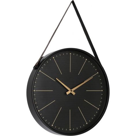 Orologio da Parete Bianco Moderno da Interno 40x66 cm - SIL - Colore: Nero (1/5)